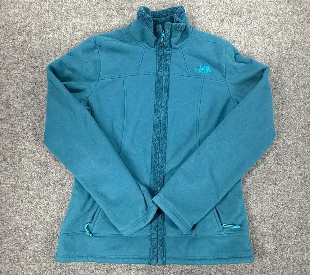 The North Face Morningside Full Zip Women's Medium Teal Fleece Jacket